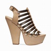 Steve Madden Glendael Platform Sandals in Beige (Natural Multi) | Lyst