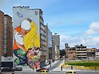 ‘El beso de los invisibles’, el mural en Bogotá