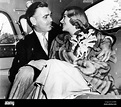 CLARK GABLE and his 4th Wife SYLVIA ASHLEY on 22th December 1949 ...