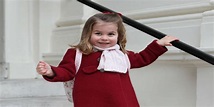 Reino Unido: La princesa Carlota va por primera vez a la guardería ...