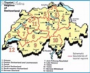 Switzerland Map Tourist Attractions - TravelsFinders.Com