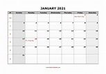 2021 Printable Calendar With Boxes Yearly https://primepowerllc.com ...