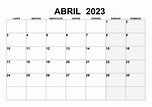 Calendario Abril 2023 Para Imprimir Icalendario Net - kulturaupice