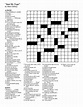 Free Printable Daily Crossword Puzzles October 2016 | Printable ...