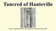 Tancred of Hauteville - YouTube