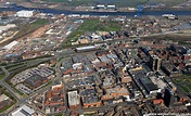 Middlesbrough town centre aerial photograph | aerial photographs of ...