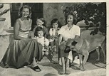 Ingrid Bergman con sus cuatro hijos: Jenny Lindstrom, la mayor, Roberto ...