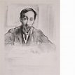 Albert BELLEROCHE – Portrait de Charles Maurras (?), ca 1910