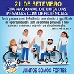 Dia Nacional de Luta da Pessoa com Deficiência - CONTRATUH