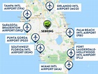Map Of Florida Airports And Cities | US States Map