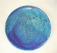 Lance Henriksen Pottery 18" Serving Platter 1993 Hand Drawn Artwork ...