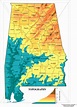 Alabama Topographic Map • Mapsof.net