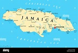 Map of jamaica fotografías e imágenes de alta resolución - Alamy