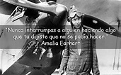 32 frases de Amelia Earhart sobre volar y el coraje