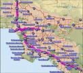 Santa Monica Freeway Map