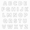 6 Best Images of Printable Alphabet Letters To Cut - Small Alphabet ...