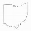 State Of Ohio Outline Vector at Vectorified.com | Collection of State ...