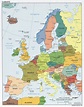 Mappa Politica dell'Europa: Carta ad alta risoluzione dell'Europa ...