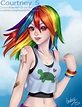 Human Rainbow Dash (with speedpaint) by Courtney-S-Art on DeviantArt
