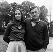 Ted Hughes and wife Carol Orchard at their home in Devon 1970s | Bill ...