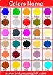 Colors Name: List of Color/Colours Name in English with Pictures