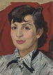 'Portrait of Hanna Weil' circa 1953/4 by Clifford Hall. Oil on board ...
