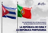 Cuba and Portugal celebrate 104 years of diplomatic relations - Prensa ...