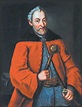 Polish magnate Jan Zamoyski (1542-1605) dressed in a crimson delia over ...
