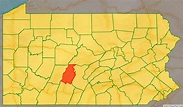 Map of Blair County, Pennsylvania - Địa Ốc Thông Thái