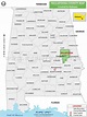 Tallapoosa County Map, Alabama