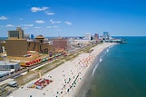 Luftbild Atlantic City NJ Und Pier Redaktionelles Foto - Bild von ...