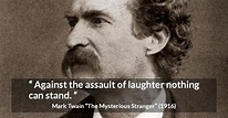 The Mysterious Stranger quotes by Mark Twain - Kwize