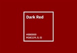 Dark Red Color - Hex, RGB, CMYK, Pantone | Color Codes - U.S. Brand Colors