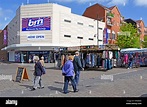 Romford market place stalls with a recently opened B&M Billington ...