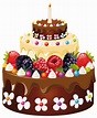 Birthday cake Chocolate cake - Birthday Cake with Candle PNG Clipart ...