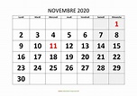 agenda novembre