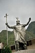 Statue von Inka Herrscher in Aguas … – Bild kaufen – 70435641 Image ...