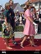 (dpa) - Princess Elisabeth of Thurn und Taxis (L) walks with bare Stock ...