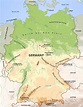 El Mapa Fisico De Alemania Un Mapa Fisico Muy Detallado De Alemania Images