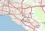 Kaart MICHELIN Santa Ana - plattegrond Santa Ana - ViaMichelin