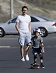 Matt Bellamy Enjoys A Day At The Beach With Son Bingham | Celeb Baby ...