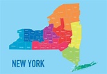 Mapa de Nova York 162905 Vetor no Vecteezy