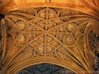 Bóveda bóvedas de crucería suntuosos, Catedral de Sevilla - España ...