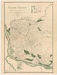 1888 Clark County Washington Map Poster Vintage Vancouver | Etsy