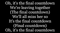 Europe - The Final Countdown (lyrics) - YouTube
