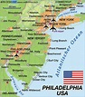 Karte von Philadelphia (Region in Vereinigte Staaten, USA) | Welt-Atlas.de
