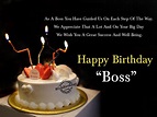 Birthday Wishes For Boss | The Cake Boutique