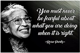 Rosa Parks Quote Poster Classroom Poster Inspirational Motivational 100 ...