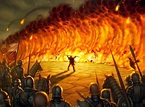 MtG Art: Wall of Fire from Magic 2015 Set by Dan Dos Santos - Art of ...