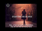 Every Time You Go Away ( Lyrics ) - YouTube
